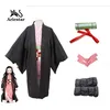 Image de Ensemble déguisement fille adulte Ariestar® costume Demon Slayer Kimetsu no Yaiba Kamado Nezuko taille M cosplay anime Halloween