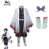 Image de Ensemble déguisement fille enfant Ariestar® costume Demon Slayer Kimetsu no Yaiba Shinobu Kocho taille 150CM cosplay anime Halloween