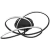 Image de Globo, Plafonnier, Plafonnier Panda noir mat 1xLED (1370 lm)