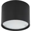 Image de Globo, Plafonnier, Plafonnier Serena noir mat 1xLED (1250 lm)