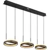 Image de Globo, Suspension, Suspension Métal Noir Mat, 1xled (4600 lm)