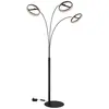 Image de Globo, Lampadaire, Lampadaire Métal Noir Mat, 1xled (6150 lm)
