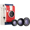 Image de Lomography 'Instant, Appareil photo instantané, Bleu, Rouge, Blanc