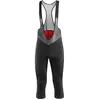 Image de Löffler, Hommes, Pantalon de cyclisme, Trägerhose Basic Gel (48), Gris, Noir