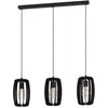 Image de EGLO, Suspension, Pendelleuchte Bajazzara 3xE27 schwarz (E27)