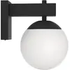 Image de EGLO, Éclairage d'extérieur, 900669 BUFALATA E27 Applique extérieure/plafonnier Noir Blanc IP44 (E27, IP44)