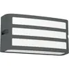 Image de EGLO, Éclairage d'extérieur, 900811 CAMARDA E27 Applique murale/plafonnier d'extérieur Anthracite Blanc IP54 (E27, IP54)