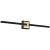 Image de EGLO, Plafonnier, 900929 PEGUERA LED Applique/plafonnier 17,5W noir laiton brossé blanc blanc chaud IP44 (2000 lm)