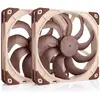 Image de Noctua NF-A14x25 G2 PWM Sx2-PP (140 mm, 2x), Ventilateur PC, Beige, Marron