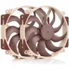 Image de Noctua NF-A14x25r G2 PWM Sx2-PP (140 mm, 1x), Ventilateur PC, Noir, Marron