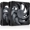 Image de Noctua NF-A12x25 G2 PWM Sx2-PP chromax.black (120 mm, 2x), Ventilateur PC, Noir