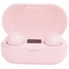 Image de Écouteur Bluetooth V5.0 TWS T8 affichage LED Hifi Rose