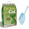 Image de Chat de Grain | Litière Agglomérante Naturelle - Chat Vert - Lot de 24L