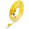 Image de Wirewin Câble patch Slim : U/FTP, 2.0m, jaune (U/FTP, CAT6a, 2 m), Câble réseau