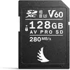 Image de Angelbird AV PRO V60 (128 Go, SDXC, U3, UHS-II), Carte mémoire, Noir