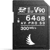 Image de Angelbird AV PRO V90 (64 Go, SDXC, U3, UHS-II), Carte mémoire, Noir