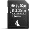Image de Angelbird AV PRO V60 (512 Go, SDXC, U3, UHS-II), Carte mémoire, Noir