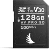 Image de Angelbird Carte SD AV PRO 128GB V30 (128 Go, SDXC, UHS-I), Carte mémoire, Noir