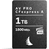 Image de Angelbird AV PRO CFexpress A (1000 Go, CFexpress type A), Carte mémoire, Noir