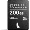 Image de Angelbird Av Pro CFexpress A V4 SE MkIII 200 Go (200 Go, CFexpress, CFexpress type A, CFexpress type B), Carte mémoire
