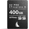 Image de Angelbird Av Pro CFexpress A V4 MkIII 400 Go (400 Go, CFexpress type A), Carte mémoire, Multicolore