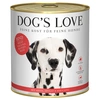 Image de 6x 800g Dog's Love Adult boeuf nourriture pour chien humide