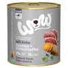 Image de 6x 800g WOW senior canard nourriture pour chien humide