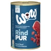 Image de 6x 400g WOW Pur boeuf nourriture pour chien humide