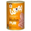 Image de 6x 400g WOW Pur poulet nourriture pour chien humide