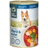 Image de 6x 400g Pure Nature Adult cheval, poulet nourriture humide pour chien