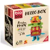 Image de Jeu de construction 100 BRIQUES 5 COULEURS HELLO BOX RAINBOW BIOBLO Multicolore