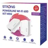 Image de Kit CPL/Wifi Mini - STRONG - 600 Mbps CPL - 300 Mbps Wifi - 1 Port Ethernet - Installation Rapide