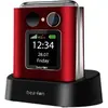 Image de Bea-Fon Fold10 LTE rot-silber (2.20", 0.30 Mpx), Téléphone portable à touches, Rouge