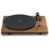 Image de Pro-Ject E1.2 + Pick It MM E - Walnuss / Plattenspieler / Gurt / Cinch-Kabel 1,23 m (Semi-automatique), Platine, Marron