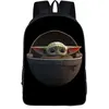 Image de Sac à Dos Star Wars Baby Yoda pour Enfants Cadeaux pour Garçon (SD1290) 29*16*42 cm Noir