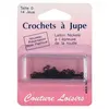 Image de Crochets à coudre - Agrafes noires n°0 avec brides X 14 - Distrifil(...) - 0 Noir