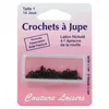 Image de Agrafes noires n°1 avec brides X 14 - Distrifil(...) - 1 Noir