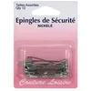 Image de Epingles de sécurité nickelées assorties X 12 - Distrifil(...) -