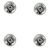 Image de Lot de 4 Boutons pression 15 mm nickelés - Distrifil(...) - 15 Gris