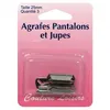 Image de Agrafes pour Pantalons et jupes - 25 mm- Distrifil(...) - N Gris