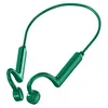 Image de Écouteurs Bluetooth à conduction osseuse pour le sport écoute musicale audio guidé course à pied vert