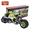 Image de Bloc de construction jouets sauter haut moto tout-terrain vert 58408