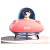 Image de Humidificateur d'air UFO Mini Veilleuse FONGWAN Rechargeable pour Bébé - Rose 400ml