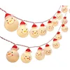 Image de Guirlande lumineuse de décoration de Noël HAOBUY bonhomme de neige LED 3 mètres 20 lumières