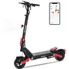 Image de HITWAY Trottinette Électrique H10 - Pneus gonflables 10" - 1600W crête- APP - Batterie 48V 20.8Ah - Scooter Pliable - Noir&Rouge