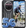 Image de OUKITEL WP55 Pro 5G Smartphone Incassable 48Go+512Go 6.6 11000mAh Telephone Portable Incassable Android 15 108MP Dual SIM/NFC Noir noir
