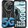 Image de Telephone Incassable 5G OUKITEL WP58 Pro Android 15 24Go+512Go 6.7 10000mAh Smartphone Robuste 64MP Vision Nocturne GPS/NFC Noir noir
