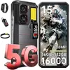Image de Smartphone Robuste 5G OUKITEL WP300 36Go+512Go 6.8 16000mAh Telephone Portable Incassable 108MP Modulaire Oreillette NFC Noir noir