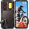 Image de OUKITEL WP300 Telephone Portable Incassable 5G 36+512Go, 16000mAh 6.8" Dual SIM/NFC Or