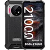 Image de OUKITEL WP68 Air 5G Smartphone Robuste 36Go+512Go 6,88'' 120Hz IP68 8000mAh 64MP Téléphone Portable Incassable Double SIM NFC Noir noir